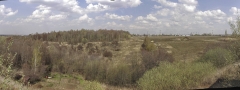 Тимеревский археологический комплекс. Вид с юга.